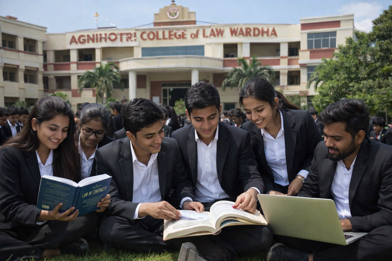 Students Studying at Agnihotri College of Law